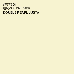 #F7F3D1 - Double Pearl Lusta Color Image